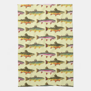 Linge De Cuisine Pêcheur de truites