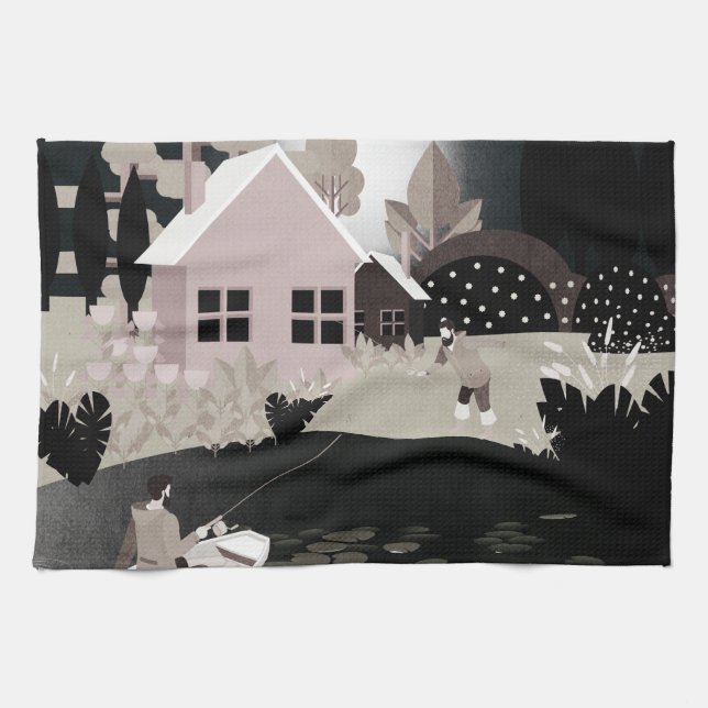 Linge De Cuisine Pêcheurs (Horizontal)