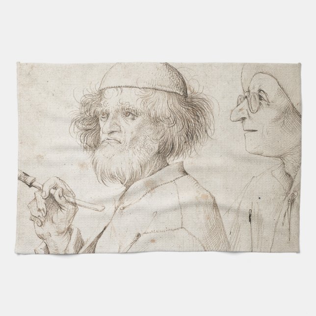 Linge De Cuisine Peintre et connaisseur par Pieter Bruegel (Horizontal)