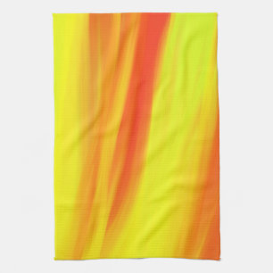 LINGE DE CUISINE PEINTURE COLORÉE 2
