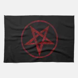Linge De Cuisine Pentagram Red Devil