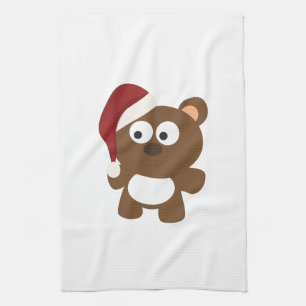 Linge De Cuisine Père Noël Bear