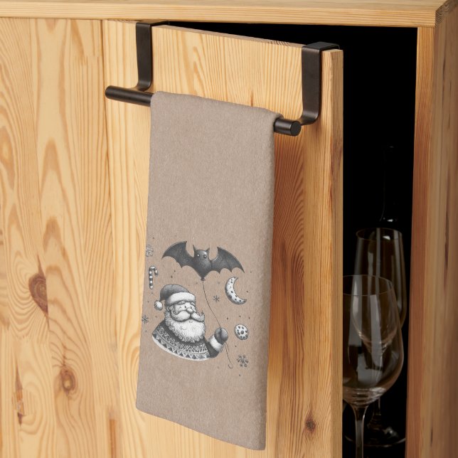 Linge De Cuisine Père Noël Claws (Pliage en tiers)
