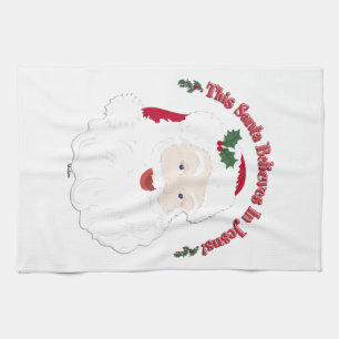 Linge De Cuisine Père Noël de style vintage Ce Père Noël croit en J