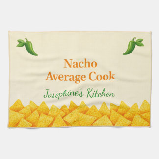 Linge De Cuisine Personalized Nacho Average Cook Funny Tea Towel 