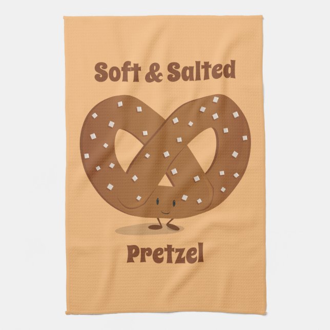 Linge De Cuisine Personnage de dessin animé salé de sourire de (Vertical)