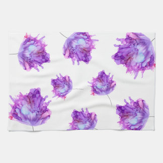 Linge De Cuisine Personnalisable ! motif hydrangea toss violet...