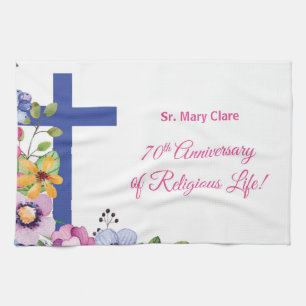 Linge De Cuisine Personnaliser, 70e anniversaire Nun vie religieuse