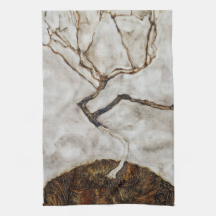 Linge De Cuisine Petit Arbre À La Fin De L'automne de Egon Schiele