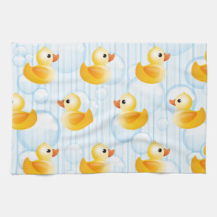 Linge De Cuisine Petits canards jaunes