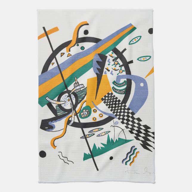 Linge De Cuisine Petits Mondes IV, Abstraits, Wassily Kandinsky (Vertical)