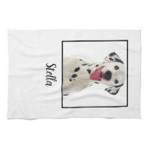 Photo minimaliste blanche personnalisée pour chien