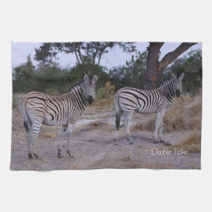 Linge De Cuisine Photo Zebra Double Take