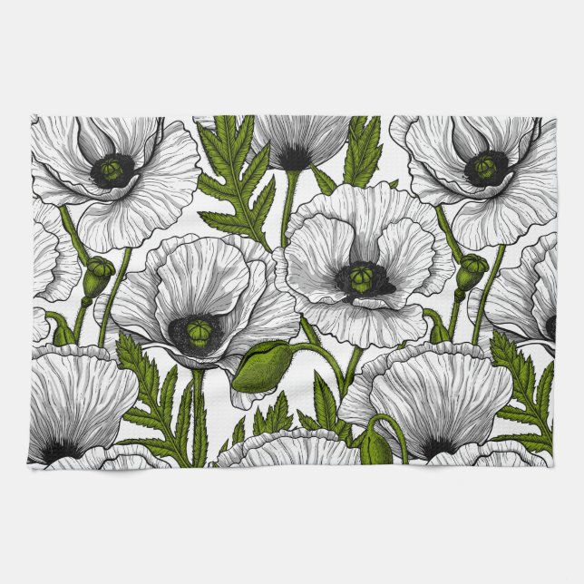 Linge De Cuisine Photos blanches sur blanc (Horizontal)