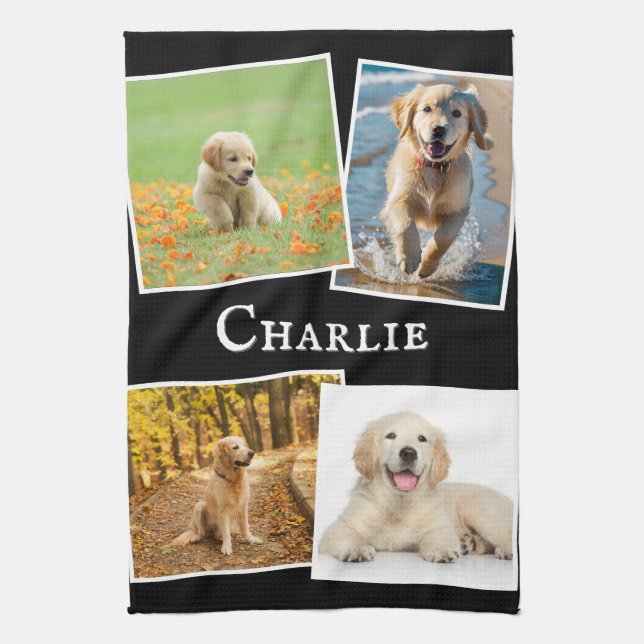 Linge De Cuisine Photos de chien Photo de animal de compagnie Colla (Vertical)