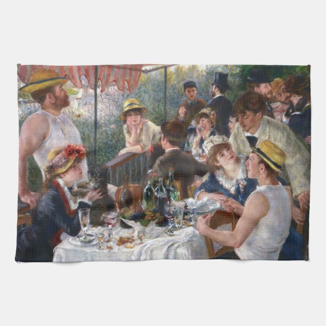 Linge De Cuisine Pierre-Auguste Renoir - Déjeuner de la fête nautiq (Horizontal)