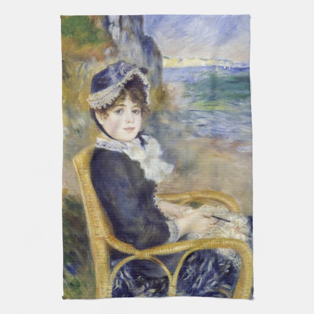 Linge De Cuisine Pierre-Auguste Renoir - En bord de mer (Vertical)