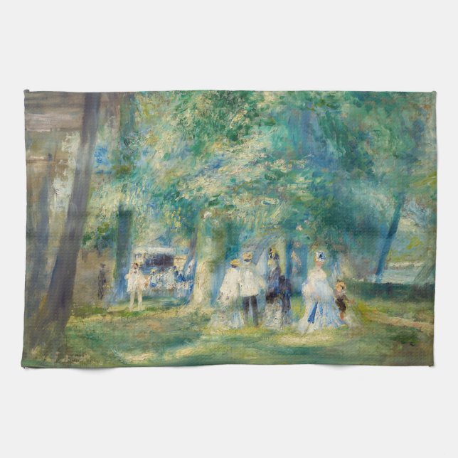 Linge De Cuisine Pierre-Auguste Renoir - La fête à Saint-Cloud (Horizontal)