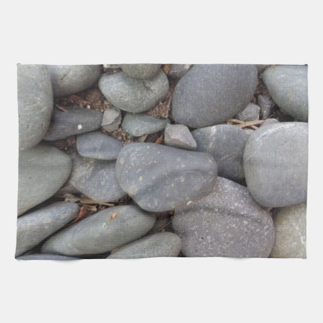 Linge De Cuisine Pierres de galets (Horizontal)