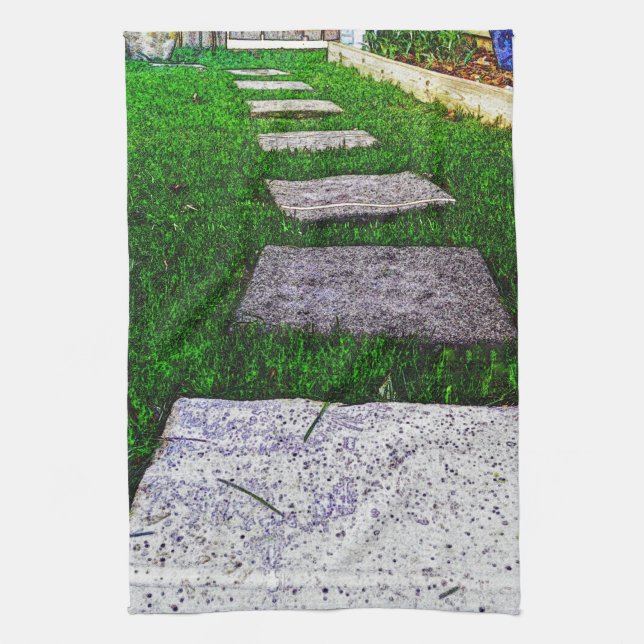 Linge De Cuisine Pierres de progression par Shirley Taylor (Vertical)