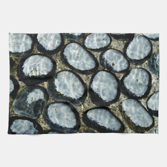 Linge De Cuisine Pierres sous l'eau (Horizontal)