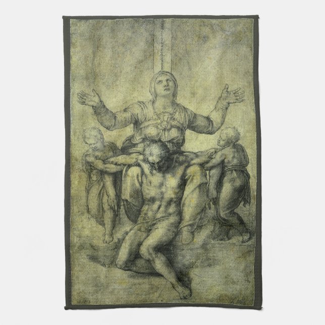 Linge De Cuisine Pieta de Michel-Ange pour Vittoria Colonna (Vertical)