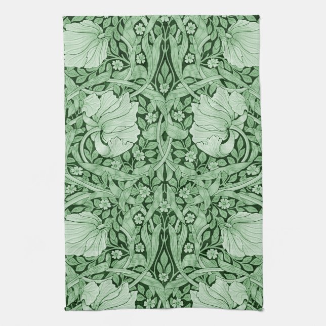 Linge De Cuisine Pimpernel Green, William Morris (Vertical)
