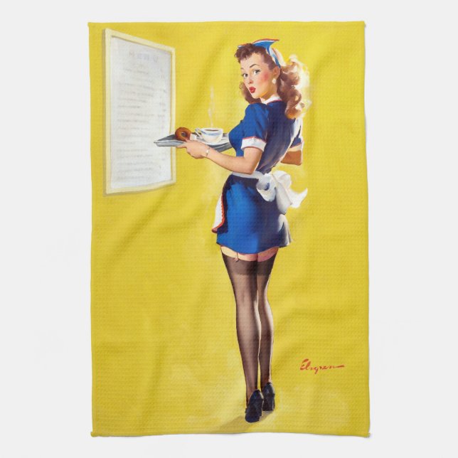 Linge De Cuisine Pin de la serveuse (Vertical)