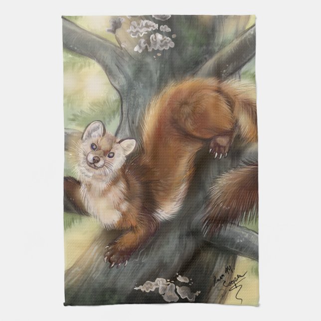 Linge De Cuisine Pine Martin (Vertical)