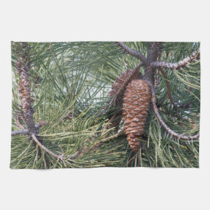 Linge De Cuisine Pinecone sur le pin