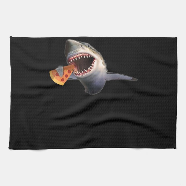 Linge De Cuisine Pizza Plongez dans le requin Les amateurs de cadea (Horizontal)