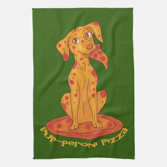 Linge De Cuisine Pizza Puppy (Vertical)