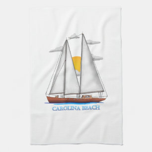 Linge De Cuisine Plage Carolina Plage Côtière Nautique Voile