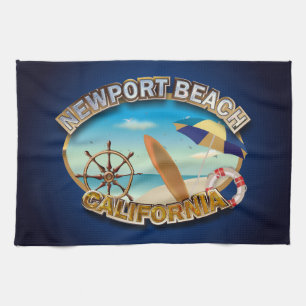 Linge De Cuisine Plage de Newport, la Californie