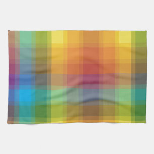 Linge De Cuisine Plaid arc-en-ciel