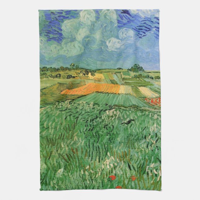 Linge De Cuisine Plaine près d'Auvers par Vincent van Gogh (Vertical)