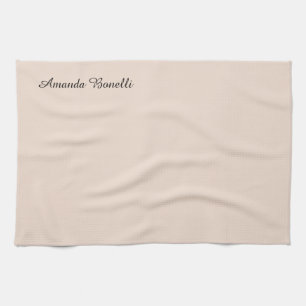 Linge De Cuisine Plaine rose Champagne Simple Minimaliste Moderne