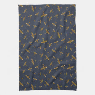Linge De Cuisine Plan de guerre Blue Spitfire de la Marine