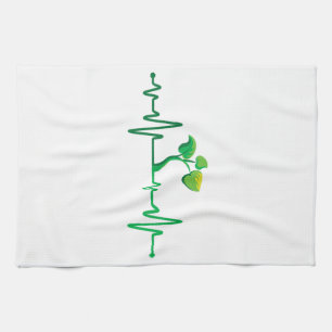 Linge De Cuisine Plante Heartbeat - Botany Botanist Gardening Plant