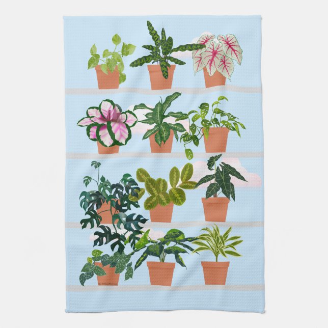 Linge De Cuisine Plantes de maison (Vertical)