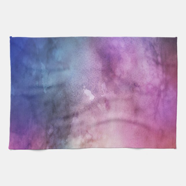 Linge De Cuisine Plat Towl de l'aquarelle deux (Horizontal)