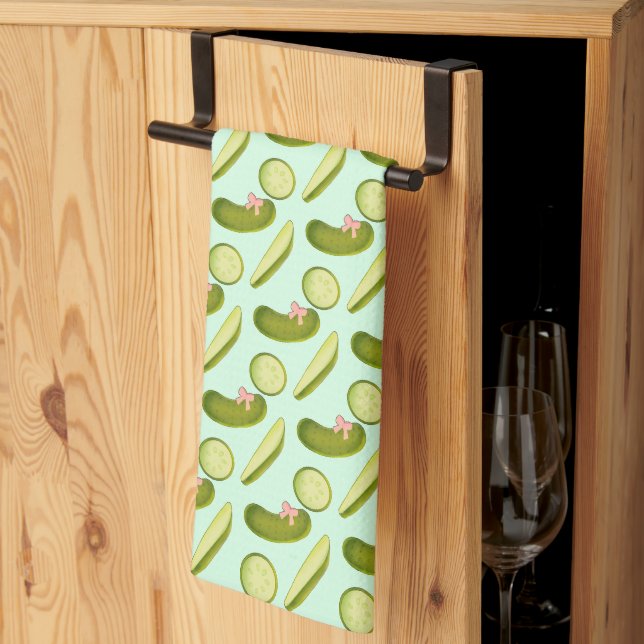 Linge De Cuisine Pochettes roses (Pliage en tiers)
