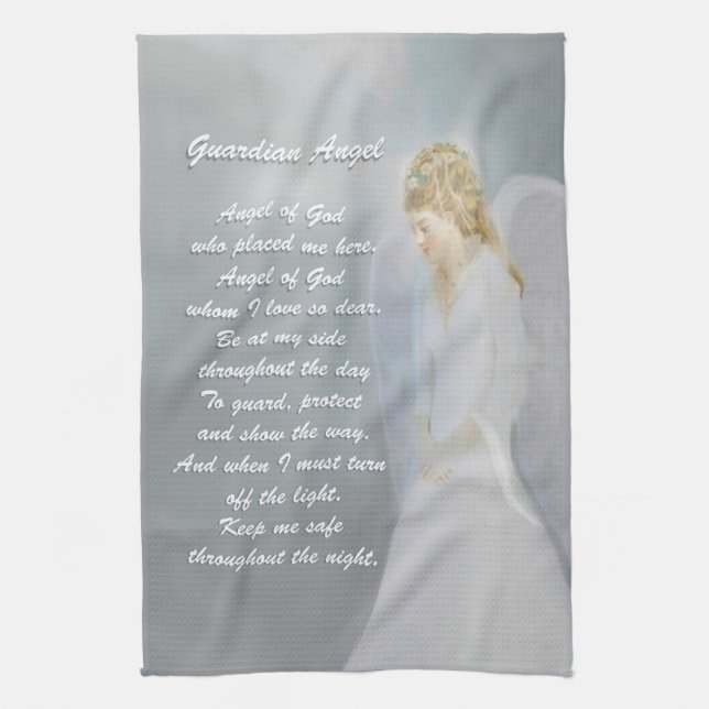 Linge De Cuisine Poème Angel Guardian (Vertical)