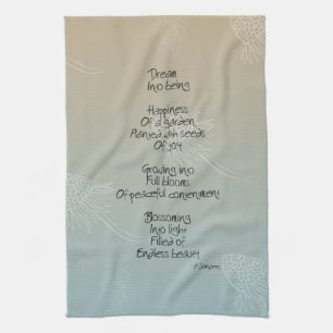 Linge De Cuisine Poème rêveur