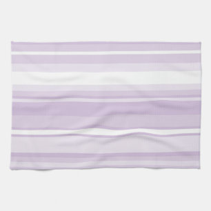 Linge De Cuisine Poignée rayures violettes