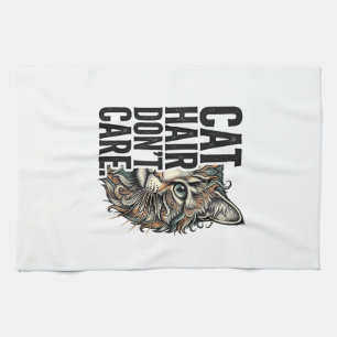 Linge De Cuisine Poils de Chat N'ont Pas d'Importance Gravure Vinta