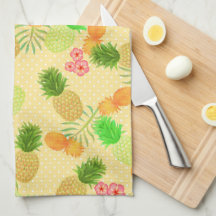 Points d'ananas Jaune