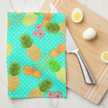 Points d'ananas Turquoises