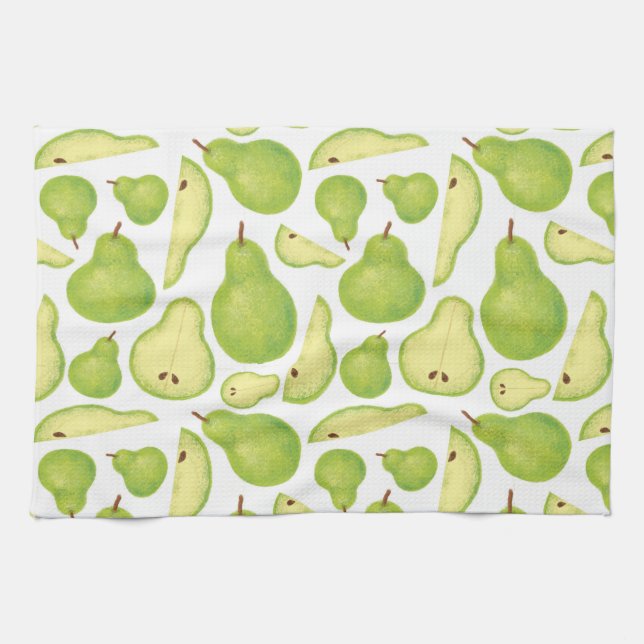 Linge De Cuisine Poires (Horizontal)