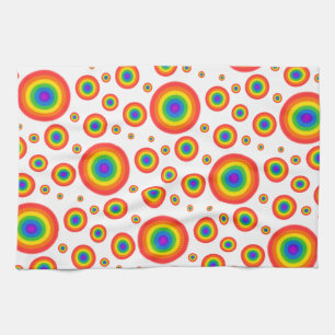 Linge De Cuisine Pois arc-en-ciel